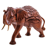 Статуэтка из дерева суар в виде слона Two Tusks варинант исполнения - 1 | Loft Concept в Самаре