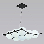 Люстра подвесная с 9-ю плафонами в форме шара Yarvi варинант исполнения - 4 | Loft Concept в Самаре