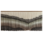 Пейзаж из нитей Макраме Wall decor Black and White Landscape варинант исполнения - 6 | Loft Concept в Самаре