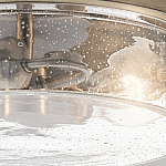 Потолочный светильник с прозрачным стеклянным плафоном с эффектом пузырьков Kichler варинант исполнения - 4 | Loft Concept в Самаре