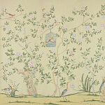 Обои ручная роспись Askew Verdigris  варинант исполнения - 4 | Loft Concept в Самаре