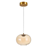 Подвесной светильник с янтарным рифленым стеклянным плафоном Ferm Living варинант исполнения - 2 | Loft Concept в Самаре