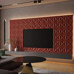 Гипсовая 3D панель с принтографией PM-11 варинант исполнения - 1 | Loft Concept в Самаре