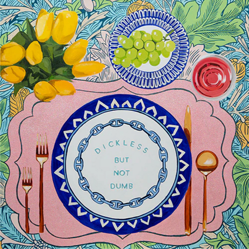 Картина Table Talk Dickless but Not Dumb Мульти Картина Table Talk Dickless but Not Dumb Мульти в Самаре | Loft Concept