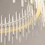 Люстра круглая с прозрачными стеклянными трубками 51 см Nembus варинант исполнения - 8 | Loft Concept в Самаре