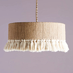 Люстра круглая плетеная с кисточками Solar Glow варинант исполнения - 6 | Loft Concept в Самаре