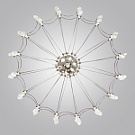 Люстра подвесная из металла с прозрачными подвесками из хрусталя Quasar 93 варинант исполнения - 11 | Loft Concept в Самаре