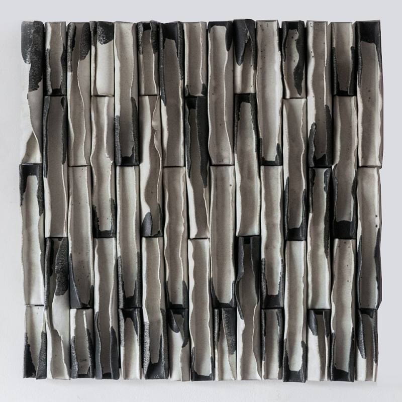 Объемное фактурное панно Metropolis Graphite Grey Серый бетон в Самаре | Loft Concept 