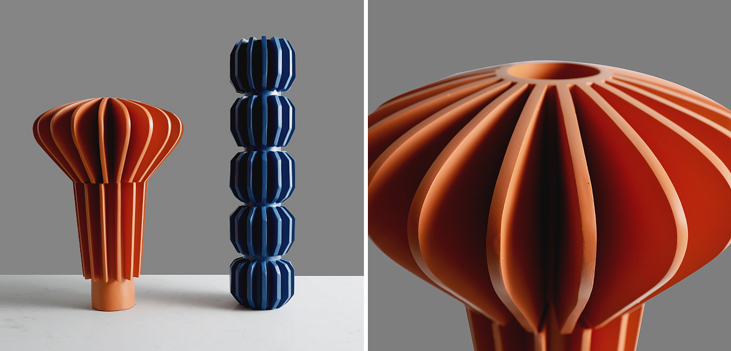 Ваза Mieko Orange Molecule Collection Vase Ваза Mieko Orange Molecule Collection Vase - Loft-Concept в Самаре