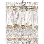 Люстра подвесная круглая из прозрачного хрусталя с золотым корпусом Selfsufficient варинант исполнения - 5 | Loft Concept в Самаре