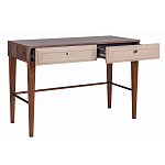 Стол письменный из массива бука с 2-мя ящиками бежевый Wenge Light варинант исполнения - 3 | Loft Concept в Самаре