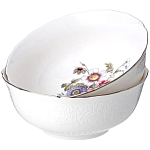 Обеденный сервиз из фарфора с рисунком цветов на 6 персон 23 предмета Garden Whisper Porcelain Set  варинант исполнения - 5 | Loft Concept в Самаре