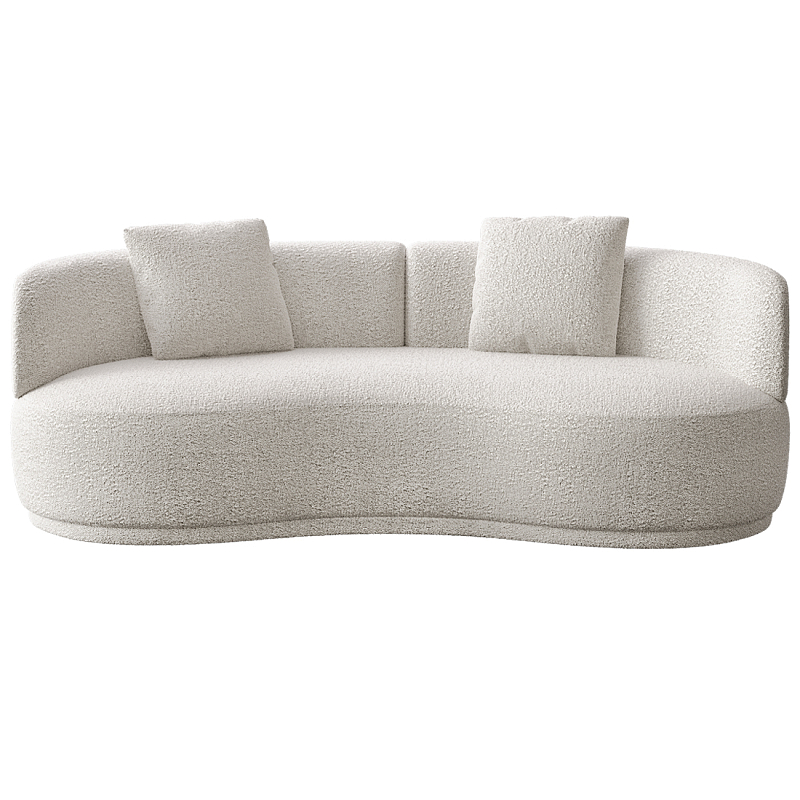 Двухместный диван Calypso Молочный в Самаре | Loft Concept 