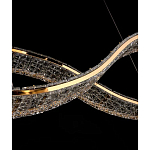 Люстра волнистой формы с фактурным хрустальным плафоном Light Delight варинант исполнения - 6 | Loft Concept в Самаре