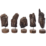 Декоративная статуэтка из дерева Будда Buddha Wooden Statuette варинант исполнения - 6 | Loft Concept в Самаре