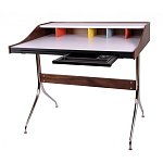 Письменный стол с 2-мя чёрными выдвижными ящиками и нишей с цветными разделителями Ballan варинант исполнения - 1 | Loft Concept в Самаре