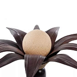 Настольная лампа черная INDONESIAN LAMPS варинант исполнения - 2 | Loft Concept в Самаре