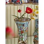 Ваза со стрекозой из фарфора с бронзовыми элементами Paradise Dragonfly варинант исполнения - 5 | Loft Concept в Самаре