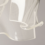 Подвесной светильник цилиндрической формы с прозрачным волнистым плафоном Wave Line варинант исполнения - 8 | Loft Concept в Самаре