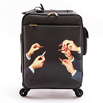 Чемодан дорожный SELETTI Travel Kit Trolley Lipstick Black варинант исполнения - 1 | Loft Concept в Самаре