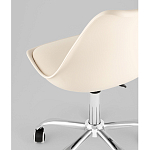 Офисный стул на металлическом основании EGGERY Beige пластик варинант исполнения - 3 | Loft Concept в Самаре