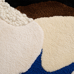 Ковер ручной работы Electric blue and popcorn варинант исполнения - 2 | Loft Concept в Самаре