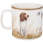 Кружка из фарфора с изображением фазанов и собаки 400 мл Hunting Porcelain Collection варинант исполнения - 1 | Loft Concept в Самаре