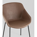 Стул Ashby экокожа светло-коричневый варинант исполнения - 3 | Loft Concept в Самаре