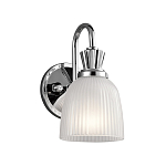 Бра с матовым ребристым плафоном в форме колокола Kichler варинант исполнения - 1 | Loft Concept в Самаре