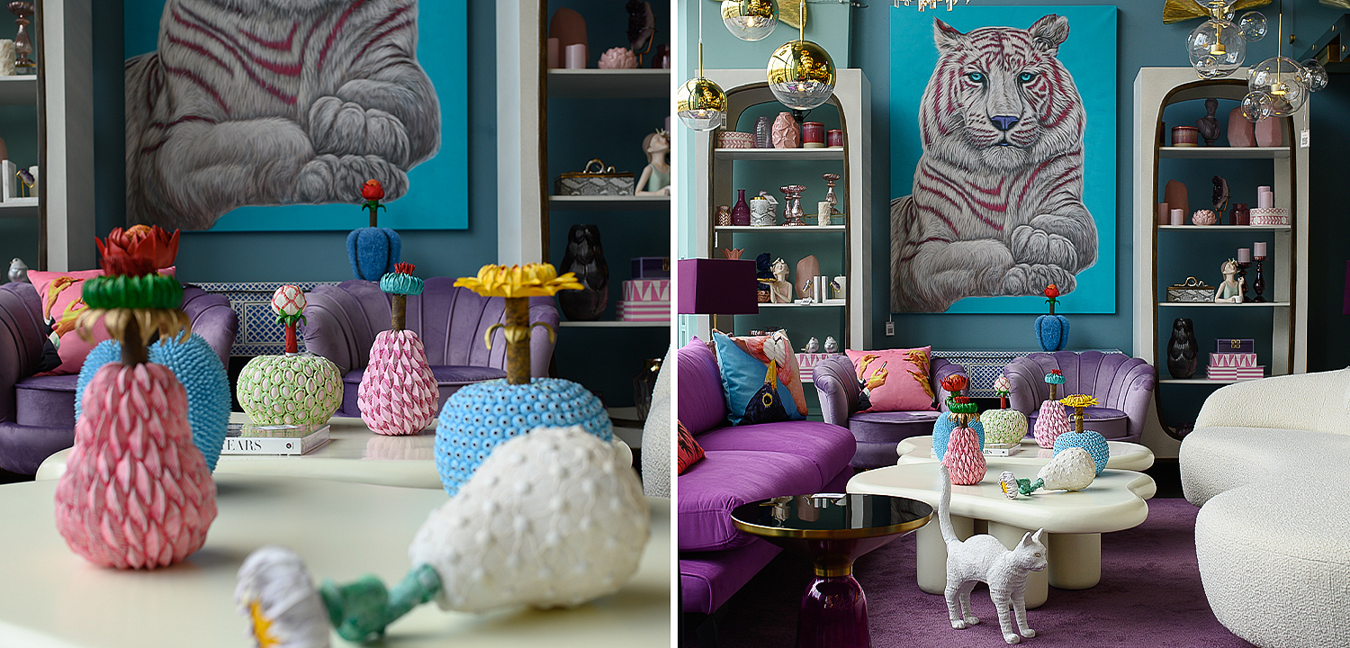 Статуэтка тропический фрукт Tropical Fruit Blue Yellow Статуэтка тропический фрукт Tropical Fruit Blue Yellow - Loft-Concept в Самаре