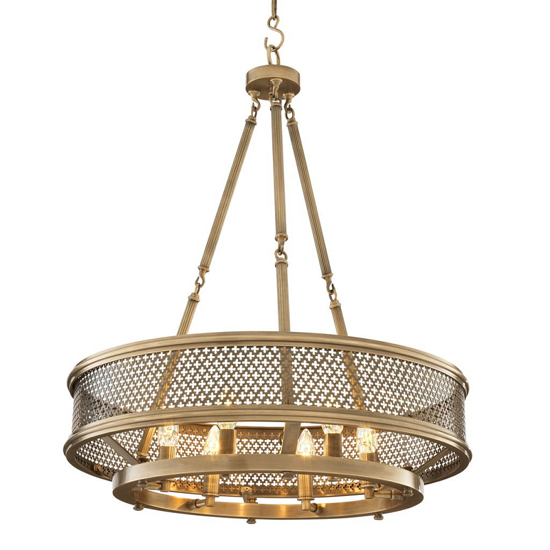 Люстра Eichholtz Chandelier Savoie Латунь Античная полированная в Самаре | Loft Concept 