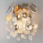 Бра с декоративными подвесками из прозрачного стекла в форме монеток FAIRYTREE Light варинант исполнения - 3 | Loft Concept в Самаре