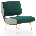 Дизайнерское кресло без подлокотников Gio Ponti ROUND D.154.5 Armchair варинант исполнения - 1 | Loft Concept в Самаре