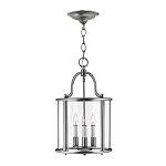 Подвесной светильник с прозрачным стеклянным цилиндрическим плафоном в классическом стиле на цепи Hinkley варинант исполнения - 5 | Loft Concept в Самаре