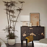 Настольная лампа с прямоугольным основанием из натурального камня c тканевым абажуром Lapis Tiburtinus варинант исполнения - 5 | Loft Concept в Самаре