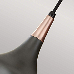  Подвесной светильник с каплевидным плафоном темного цвета Feiss варинант исполнения - 4 | Loft Concept в Самаре