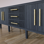 Большая VT-тумба Primo шпон Черный дуб варинант исполнения - 4 | Loft Concept в Самаре