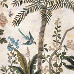 Обои ручная роспись Siam White Metal варинант исполнения - 4 | Loft Concept в Самаре