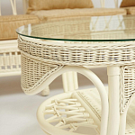 Комплект уличной мебели из ротанга Clara белый варинант исполнения - 9 | Loft Concept в Самаре