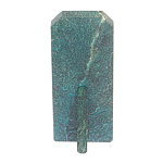 Часы погон ВС подарочные настольные из натурального камня Змеевик Military Clock варинант исполнения - 3 | Loft Concept в Самаре