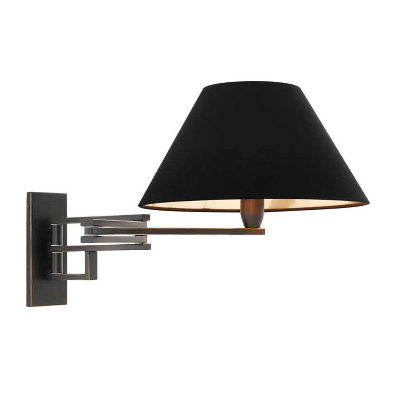 Бра Wall Lamp Lutetia Bronze Темная бронза Черный Бра Wall Lamp Lutetia Bronze Темная бронза Черный в Самаре | Loft Concept