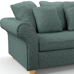 Мебельная ткань Шенилл бирюзовый цвет 138 см T4-31 варинант исполнения - 7 | Loft Concept в Самаре