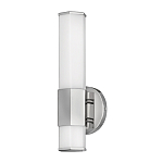 Бра для ванных комнат вертикальное с длинным белым матовым плафоном в форме шестиугольника на круглом основании Hinkley варинант исполнения - 12 | Loft Concept в Самаре