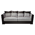 Элитарный современный диван Birmingham с кожаными вставками  варинант исполнения - 1 | Loft Concept в Самаре