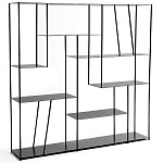 Книжный стеллаж из металла Menzie Square Metal Rack варинант исполнения - 1 | Loft Concept в Самаре