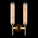 Бра с 2-мя цилиндрическими каменными плафонами Wand of Light варинант исполнения - 1 | Loft Concept в Самаре