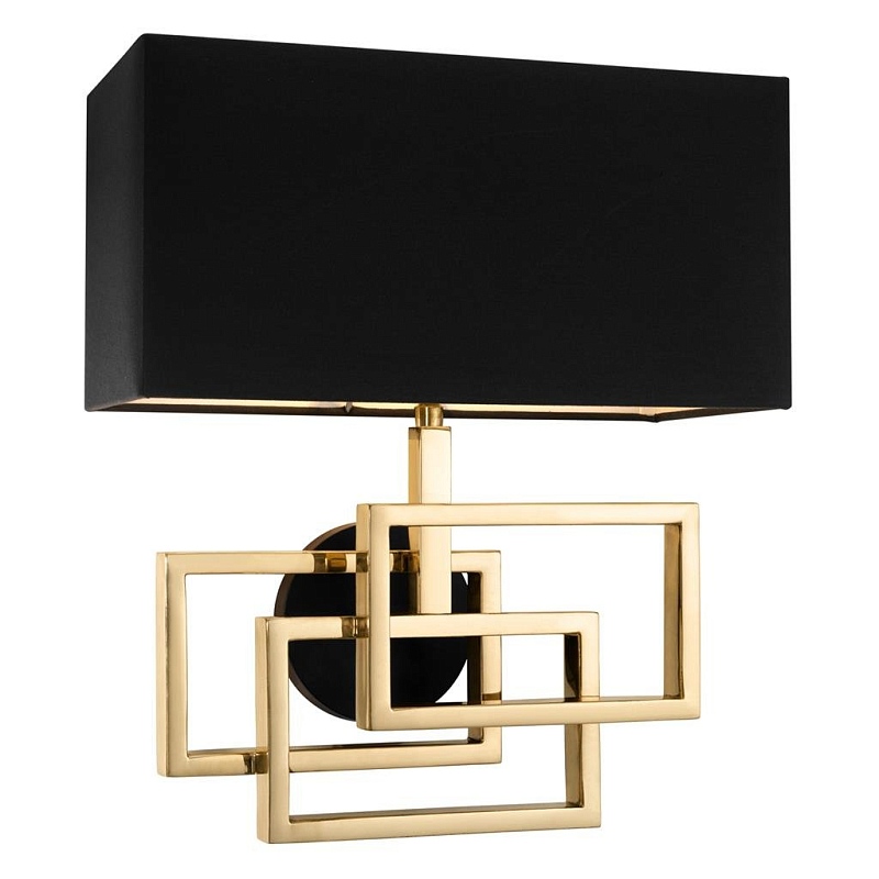 Бра Wall Lamp Windolf Brass Латунь Античная полированная Черный Бра Wall Lamp Windolf Brass Латунь Античная полированная Черный в Самаре | Loft Concept