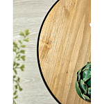 Приставной столик с факутрным черным основанием Ethiopia варинант исполнения - 4 | Loft Concept в Самаре