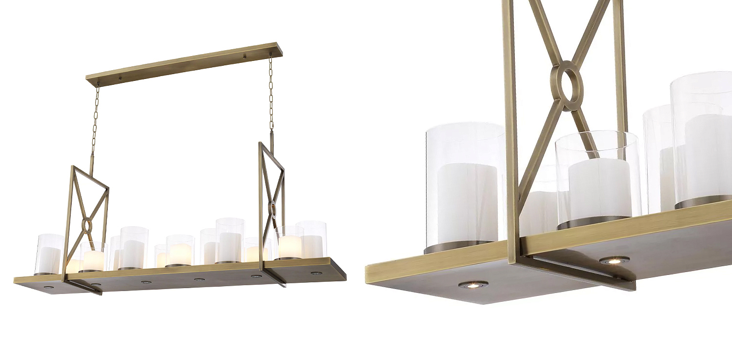 Люстра Eichholtz Chandelier Summit Brass Люстра Eichholtz Chandelier Summit Brass - Loft-Concept в Самаре