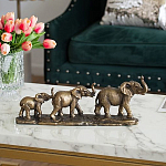 Композиция в виде семьи слонов Elephants Figurine варинант исполнения - 1 | Loft Concept в Самаре